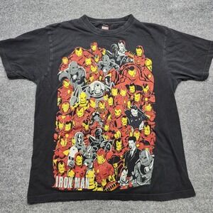 Vintage Marvel Comics Jam Group T Shirt Mad Engine Iron Man Men's Medium